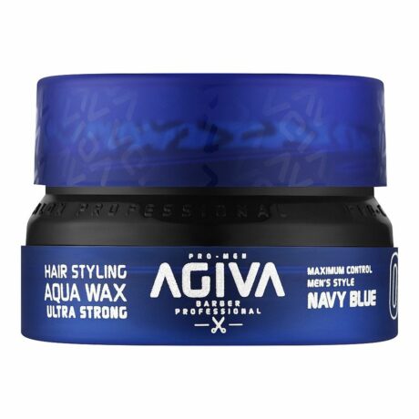 2 AGIVA STYLING HAIR WAX AQUA ULTRA STRONG - NAVY BLUE 155ML