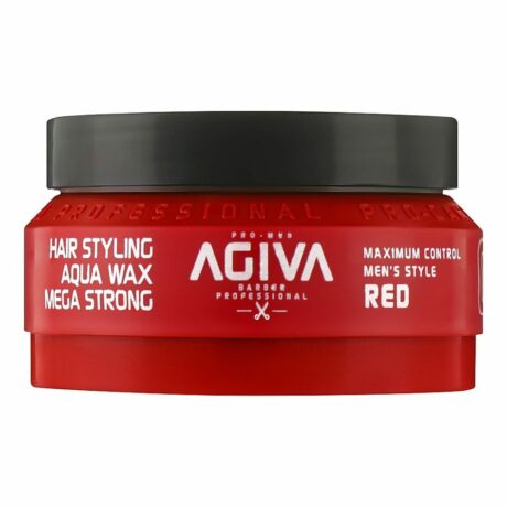 5 AGIVA STYLING HAIR WAX AQUA MEGA STRONG - RED 90ML