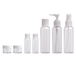 SOFT N STYLE TRAVEL CLEAR BOTTLE SET 7 PC