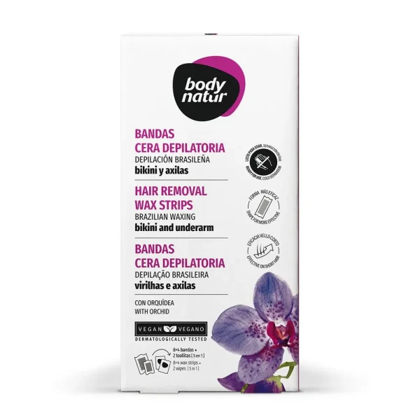 BODY NATUR BANDAS CERA DEPIL. BIKINI Y AXILAS 12 BANDAS
