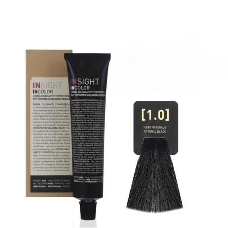 INSIGHT INCOLOR 1.0 NATURAL BLACK 100 ML TUBE