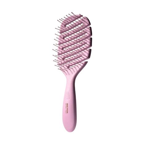 NATURAL FIBER CEPILLO ESQUELETO PUAS DE NYLON CON BOLITA PROTECTORA lila