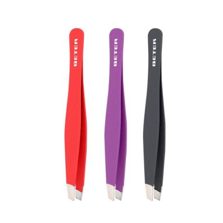 PINZA PARA DEPILAR SOFT TOUCH PUNTA OBLICUA