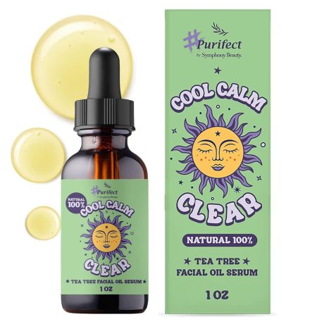FACIAL OIL SERUM - COOL CALM CLEAR - TEA TREE 1 FL OZ