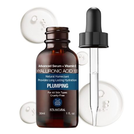 FACIAL SERUM - PLUMPING - HYALURONIC ACID 100 + VITAMIN E